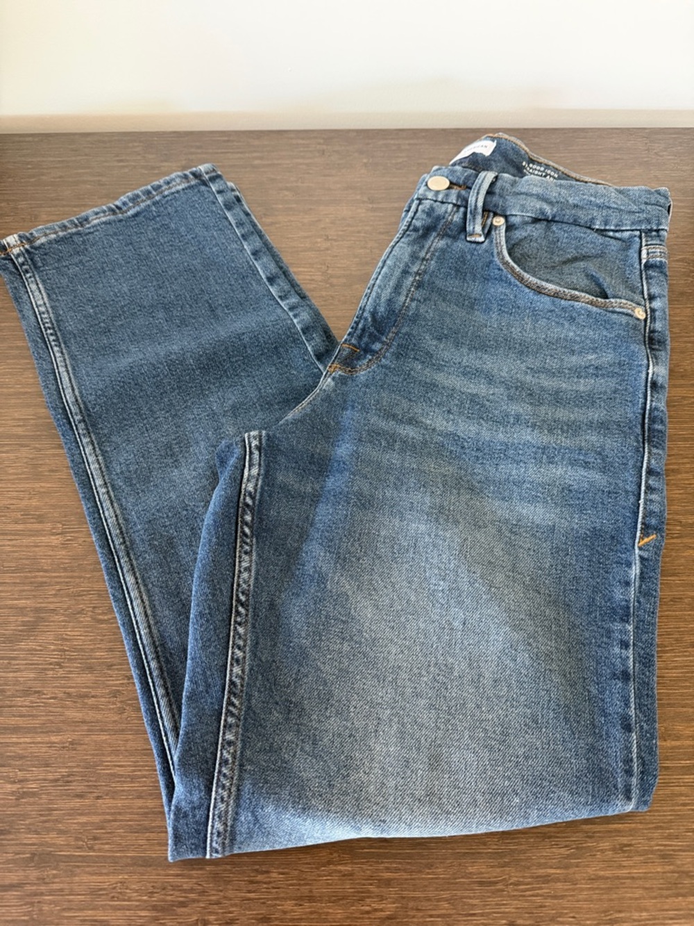 Good American Good Icon Straight Ankle Jeans (Indigo1082)